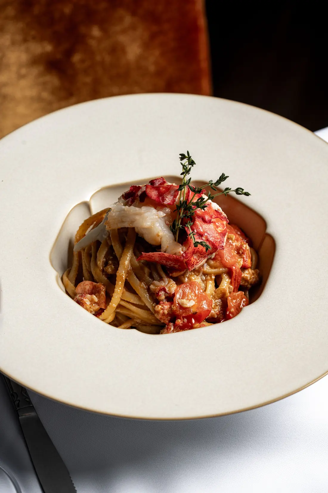 Linguine all'Aragosta at Leonardo